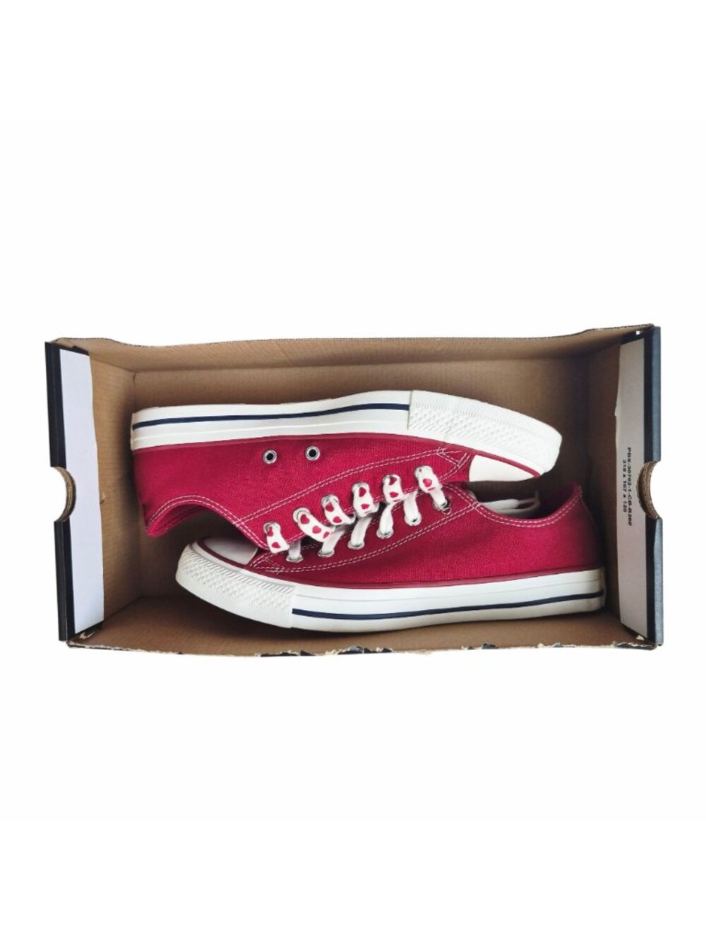 ⭐Converse Chuck Taylor Valentine's Day Low 11 Womens shoes Sneaker Red A19057C - Picture 7 of 11